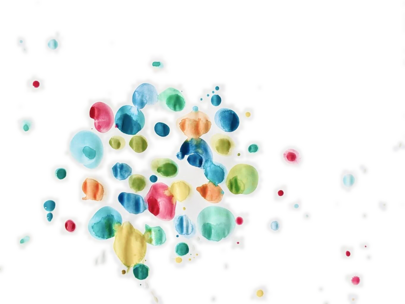 splashes of color