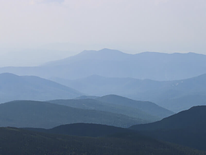 The blue mountains